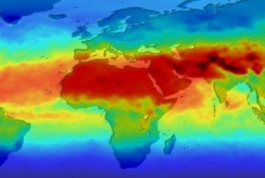 Erythemal Index for August 2000 through July 2001: Europe and Africa