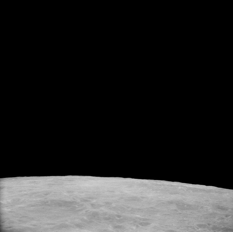 Apollo 11 Mission image - View of Moon,Crater 282 North of TO 43