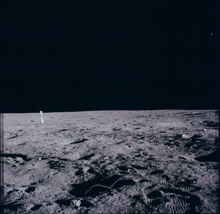 Apollo 12 Mission image - Lunar surface near lunar module