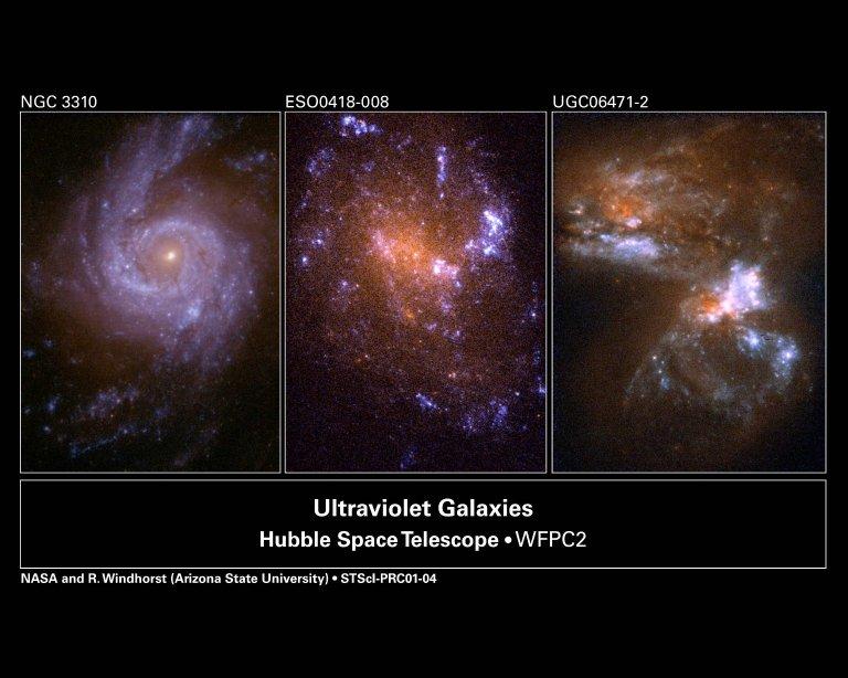 Hubble's Ultraviolet Views of Nearby Galaxies Yield Clues to Early Universe