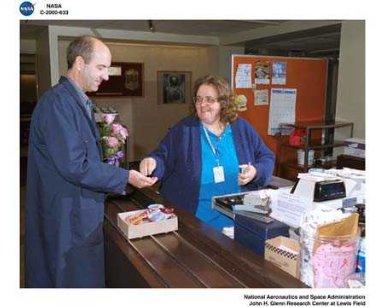 EXCHANGE CAFETERIA PERSONNEL WITH JAKE RAGAN AND MARY TINLIN