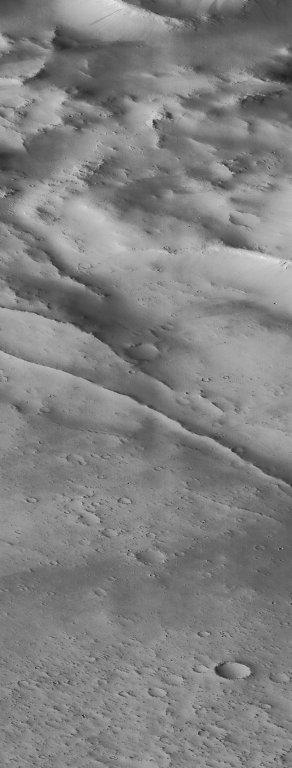 Schiaparelli Crater Rim and Interior Deposits - High Resolution Image