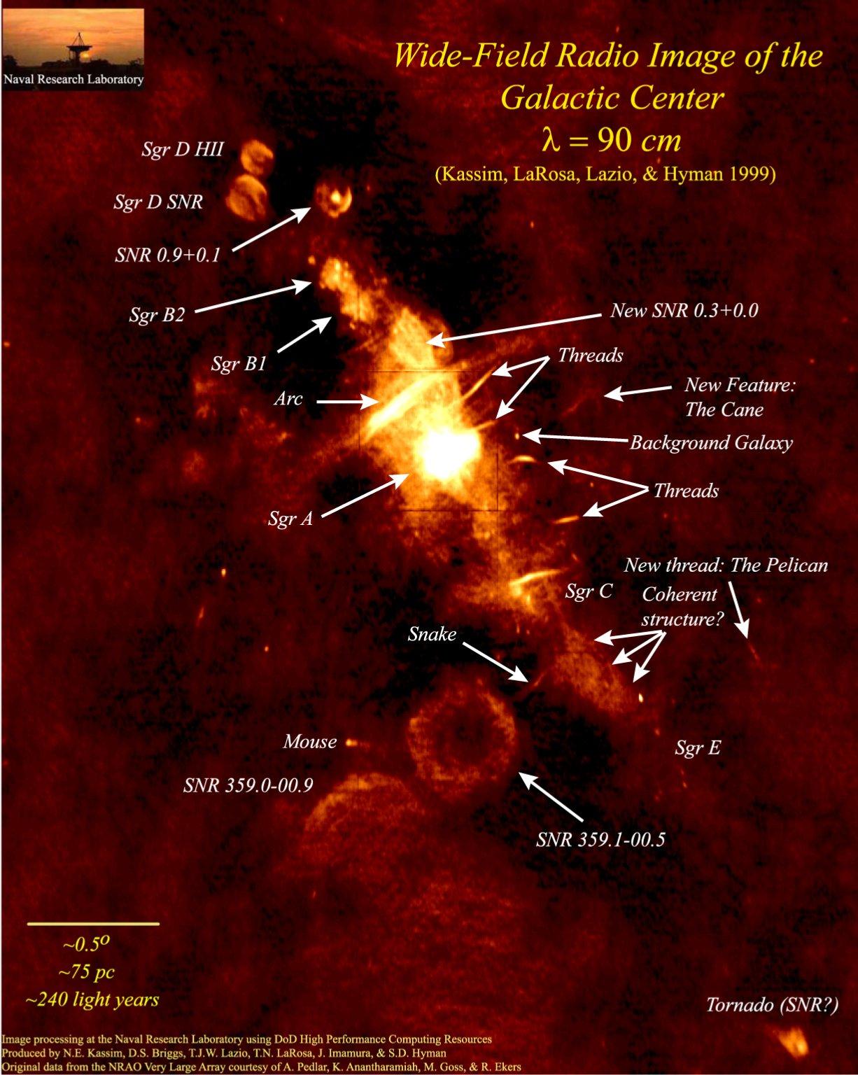 The Galactic Center - A Radio Mystery - NASA Astronomy Picture of the ...